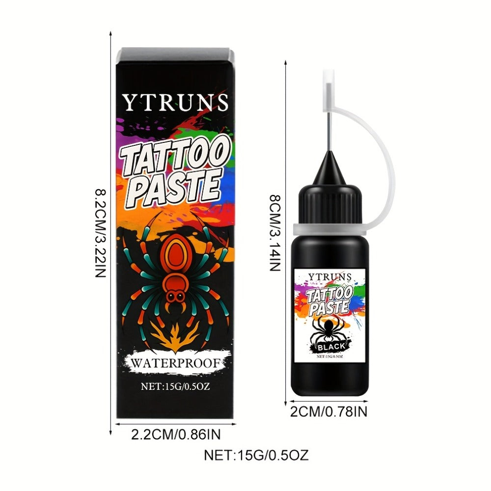 Liquid Body Paint Temporary Tattoo Ink — 7 Vibrant Colors, Fast-Drying Waterproof Formula, Plant-Based Squalane, Skin-Safe for Festivals, Parties, Halloween, Cosplay & Body Art