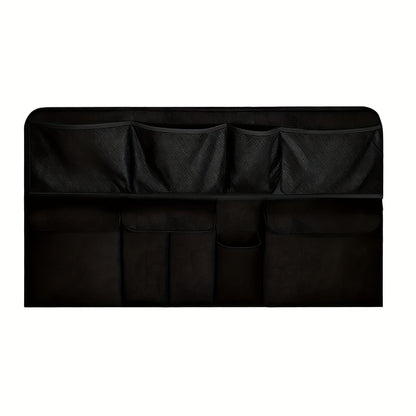 Car Trunk Organizer Bag - High Capacity Oxford Cloth Rear Seat Storage with Adjustable Dividers & Storage Pockets, Universal Fit for Cars, SUVs & Trucks