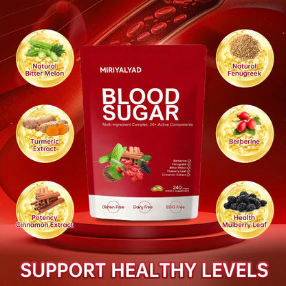 Berberine Blood Sugar Support Supplement 240 Softgels with Cinnamon Bitter Melon Gymnema Sylvestre 20+ Herbal Complex for Glucose Balance Insulin Sensitivity Metabolic Wellness Men Women