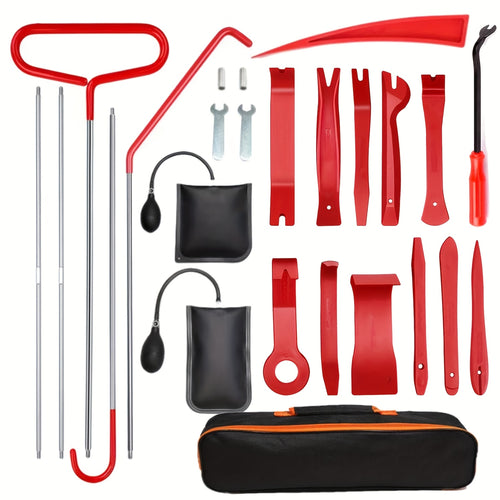 Hot Car Door Repair Hand Tools Wedge Pump Locksmith Thickened Kit Air Cushion Emergency Open Unlock Long Reach Grabber Tool Set
