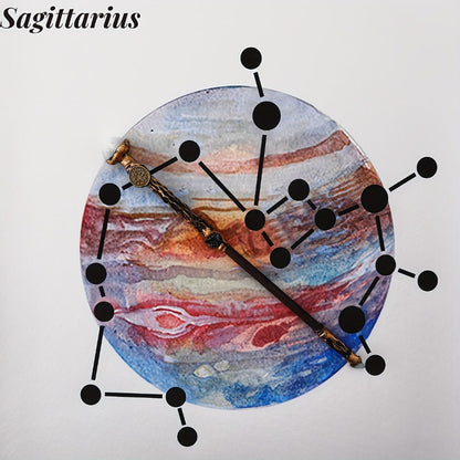 Zodiac Crystal Magic Wand with Gift Box – Handmade Astrology Wand All 12 Signs Aries Taurus Gemini Cancer Leo Virgo Libra Scorpio Sagittarius Capricorn Aquarius Pisces Cosplay Party Decor Birthday Gift