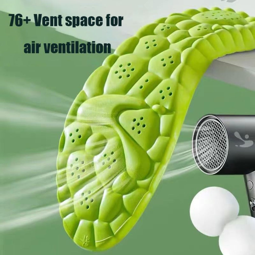 Foam Cushion Insoles 8pcs (4 Pairs) – Breathable Anti-Sweat Sports & Work Insoles for Men & Women, EU 35-46