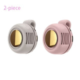 2 pieces (white + pink)