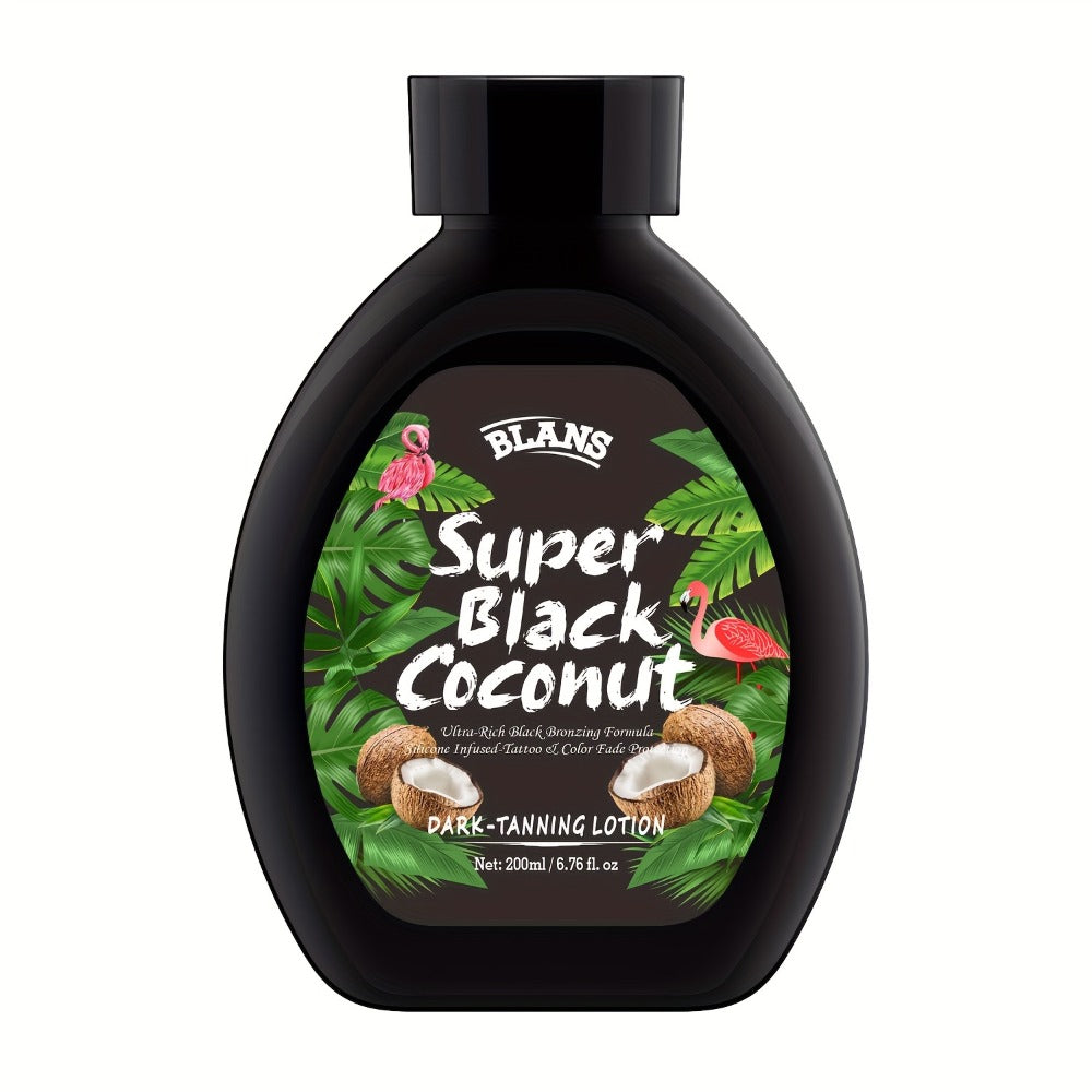 Sunless Tanning Cream with Coconut Natural Glow Bronzing Lotion Alcohol-Free BPA-Free for All Skin Types Medium Skin Tone Daily Self Tanner Body Skin Care Unisex 200ml 6.76oz