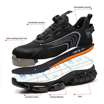 Unisex Work & Safety Shoes - Steel Toe Protection & Puncture Resistant 504165