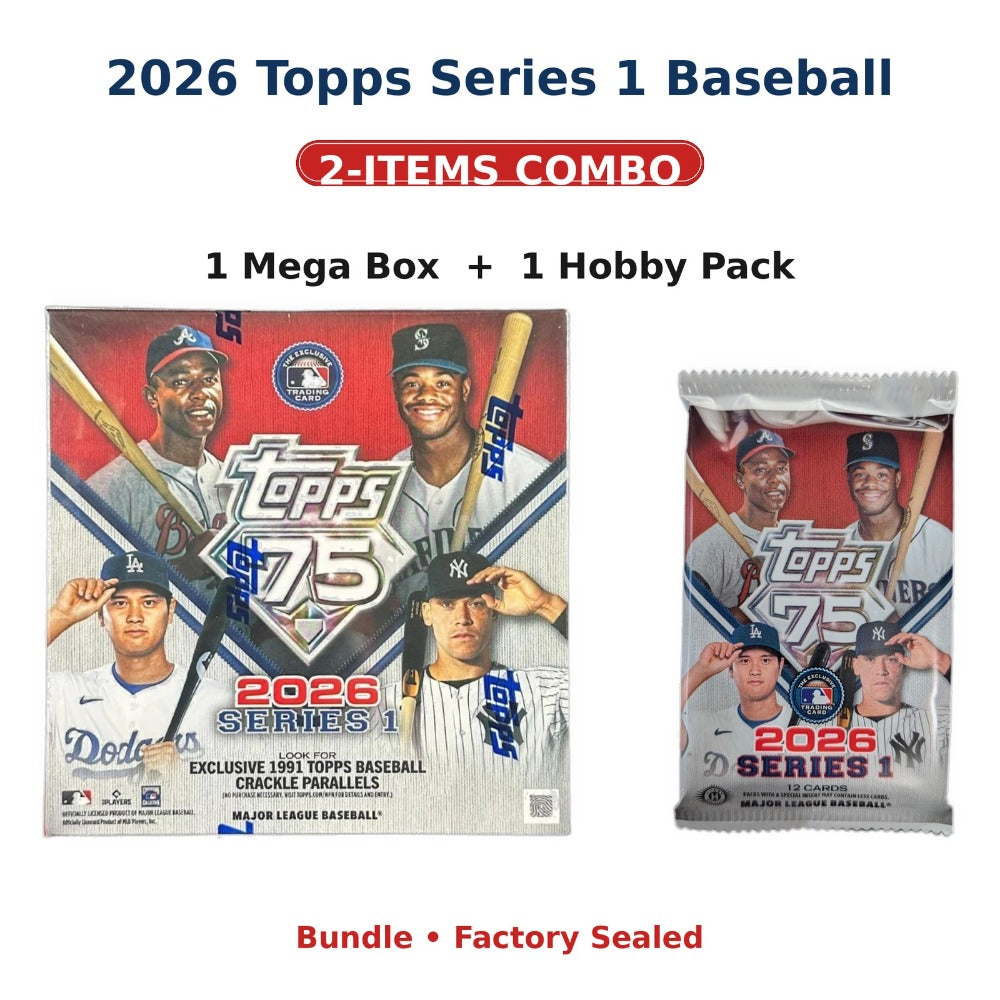 2026 Topps Series 2 Baseball Mega Box – Factory Sealed 196 Cards Topps 75th Anniversary, Look for Autos Relics Parallels & Rookie Cards, Best Collector Gift for Baseball Fans Kids Adults