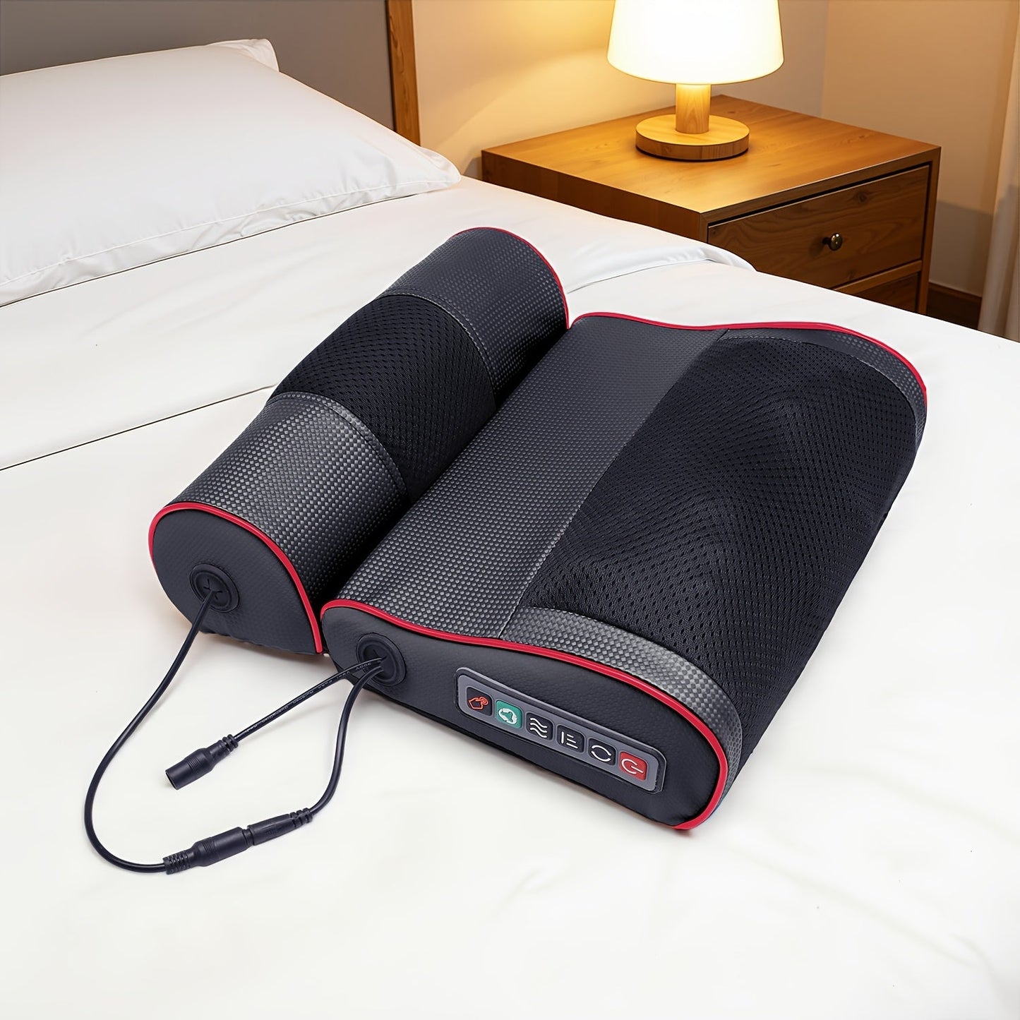 Electric Massager for Neck, Shoulder, Back & Foot – Deep Tissue Kneading Point Massage, Cordless Handheld Body Massager, Relaxation Gift for Women Men Mom Dad, Multiple Modes & Intensities