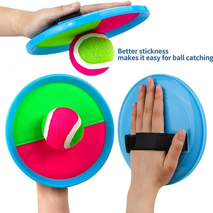 Sticky Ball Toss Game Set for Kids & Adults – Fun Outdoor Throwing Toy with Sticky Balls & Target Board, Beach Backyard Playground Party Game, Great Birthday Gift for Boys Girls Ages 3+