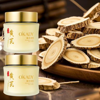 Astragalus Root Face Cream Moisturizer 2-Pack 100g x 2 – Deep Hydration, Brightening & Antioxidant Nourishing Cream for Dry Sensitive Skin, Barrier Repair