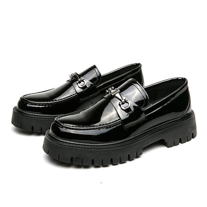Men's Loafers & Slip-Ons - Platform Sole & Metal Detail 219237