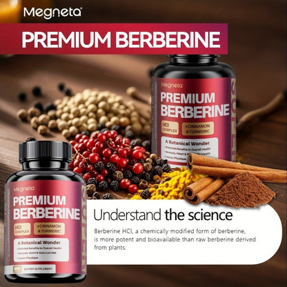 Thermogenic Fat Burner Capsules with Berberine, White Kidney Bean, Safflower Oil & Acetyl-L-Carnitine – Metabolism Boost, Gut Health & Weight Management Formula for Men & Women | 30-Day Supply | 1 or 2 Bottles