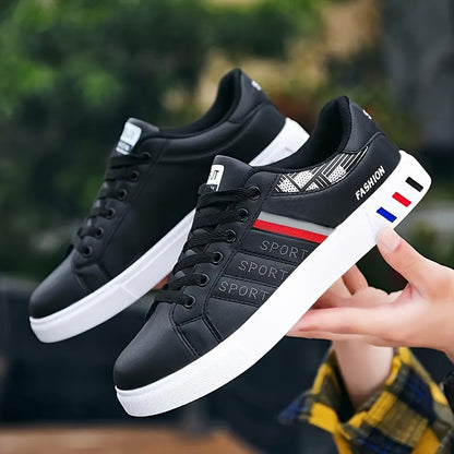 Men's Athletic Shoes - Breathable Comfort & Lace-Up Fit