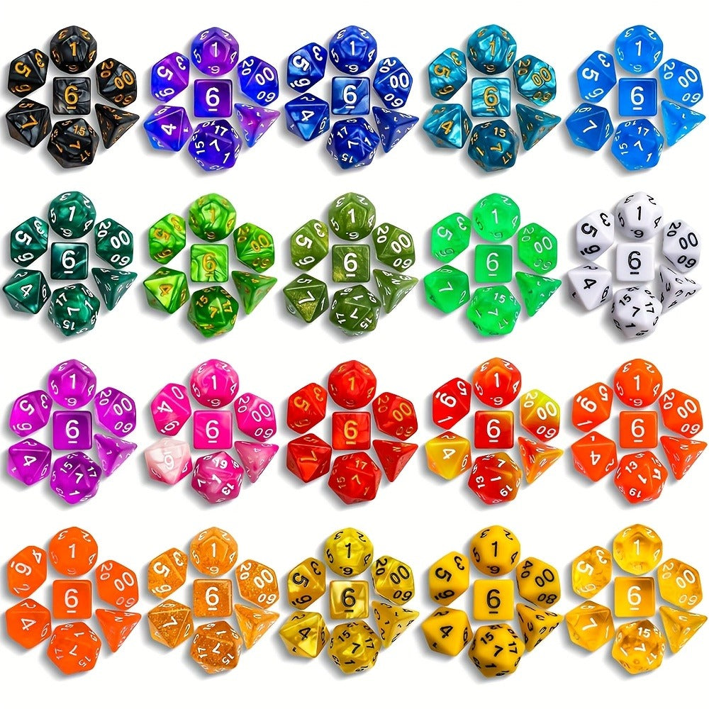 Mystery Box DnD Dice Set 72pcs Blind Box 9 Sets Random Polyhedral Dice with Pouches – D4 D6 D8 D10 D12 D20 Surprise Gift for D&D RPG Tabletop Gamers