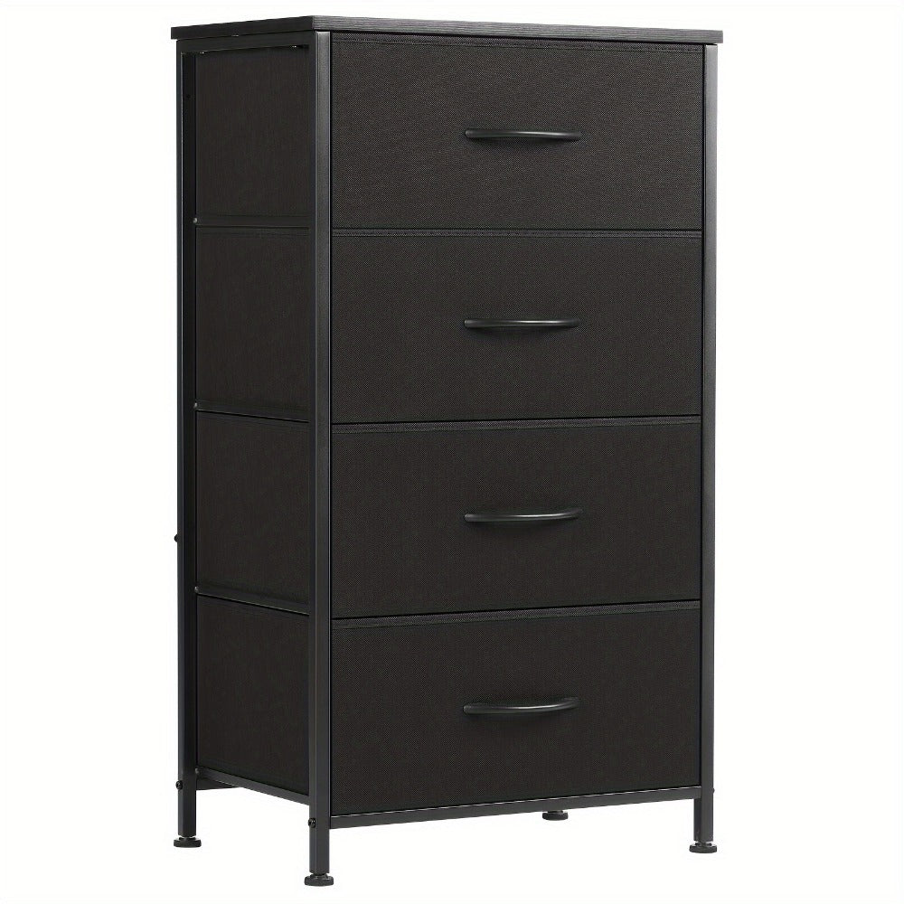 4-Drawer Metal Dresser, Bedroom Drawer Chest for Organized Everyday Storage detail image - detail view 13
