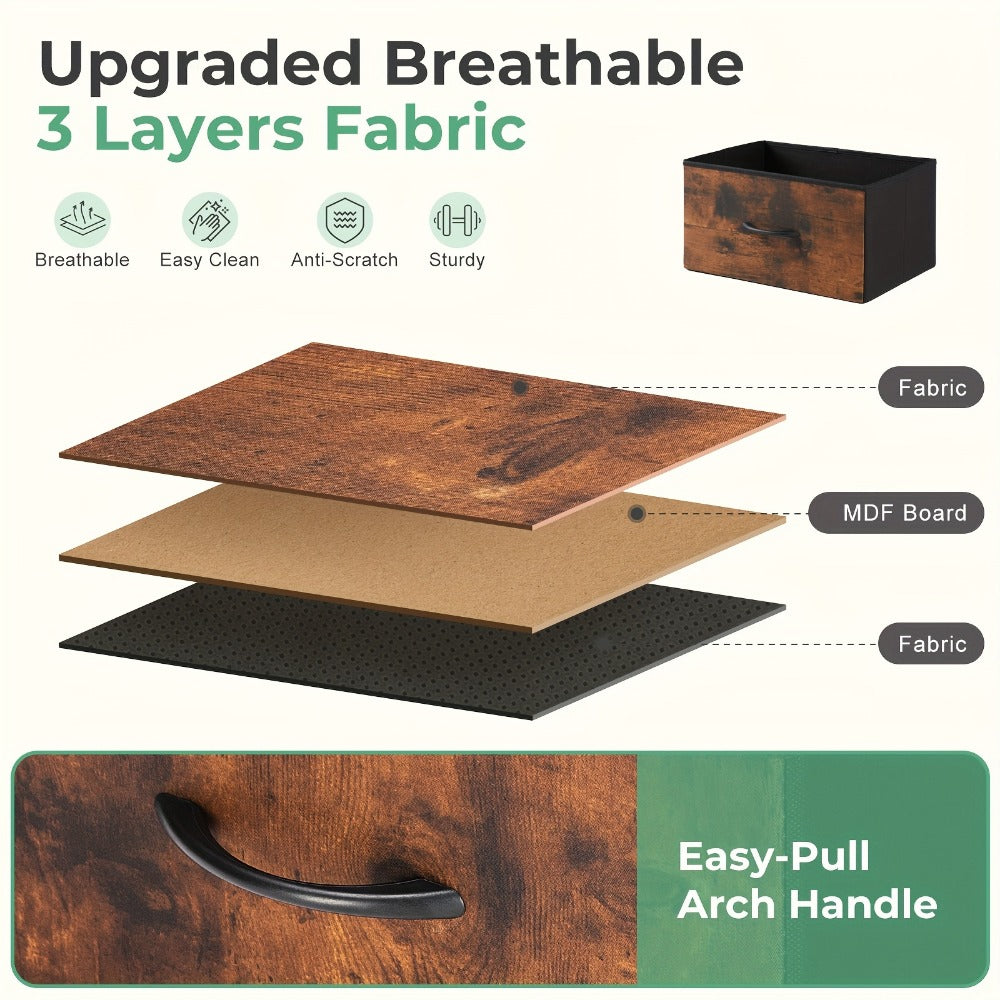 4-Drawer Metal Dresser, Bedroom Drawer Chest for Organized Everyday Storage detail image - detail view 6