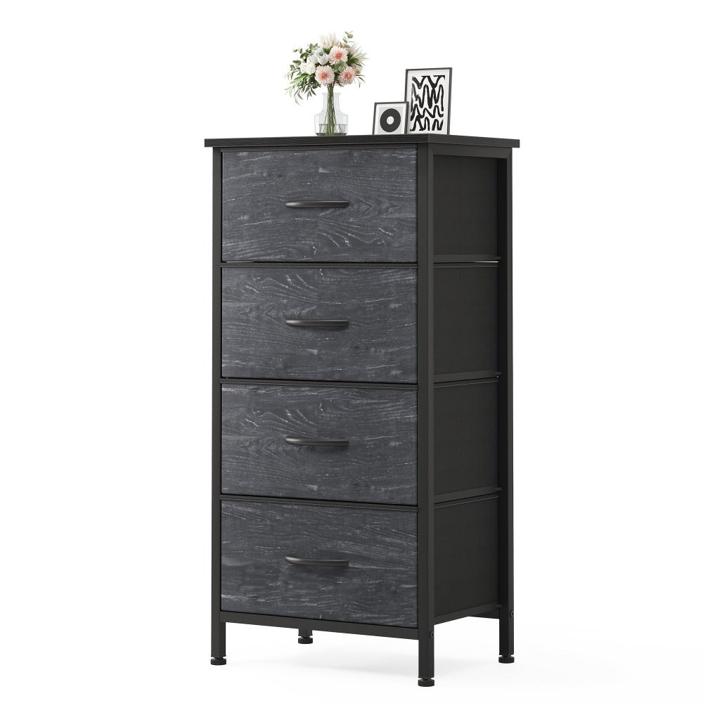 4-Drawer Metal Dresser, Bedroom Drawer Chest for Organized Everyday Storage detail image - detail view 7