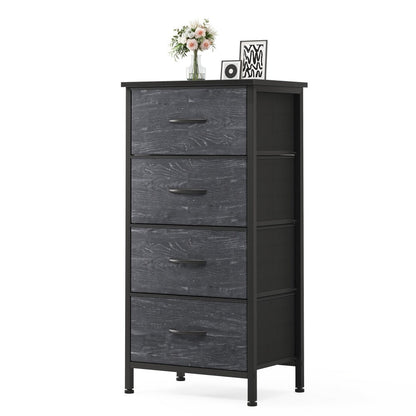 4-Drawer Metal Dresser, Bedroom Drawer Chest for Organized Everyday Storage detail image - detail view 7