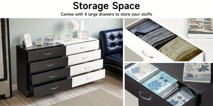 4-Drawer Wood Dresser, Bedroom Drawer Chest for Organized Everyday Storage detail image - detail view 14