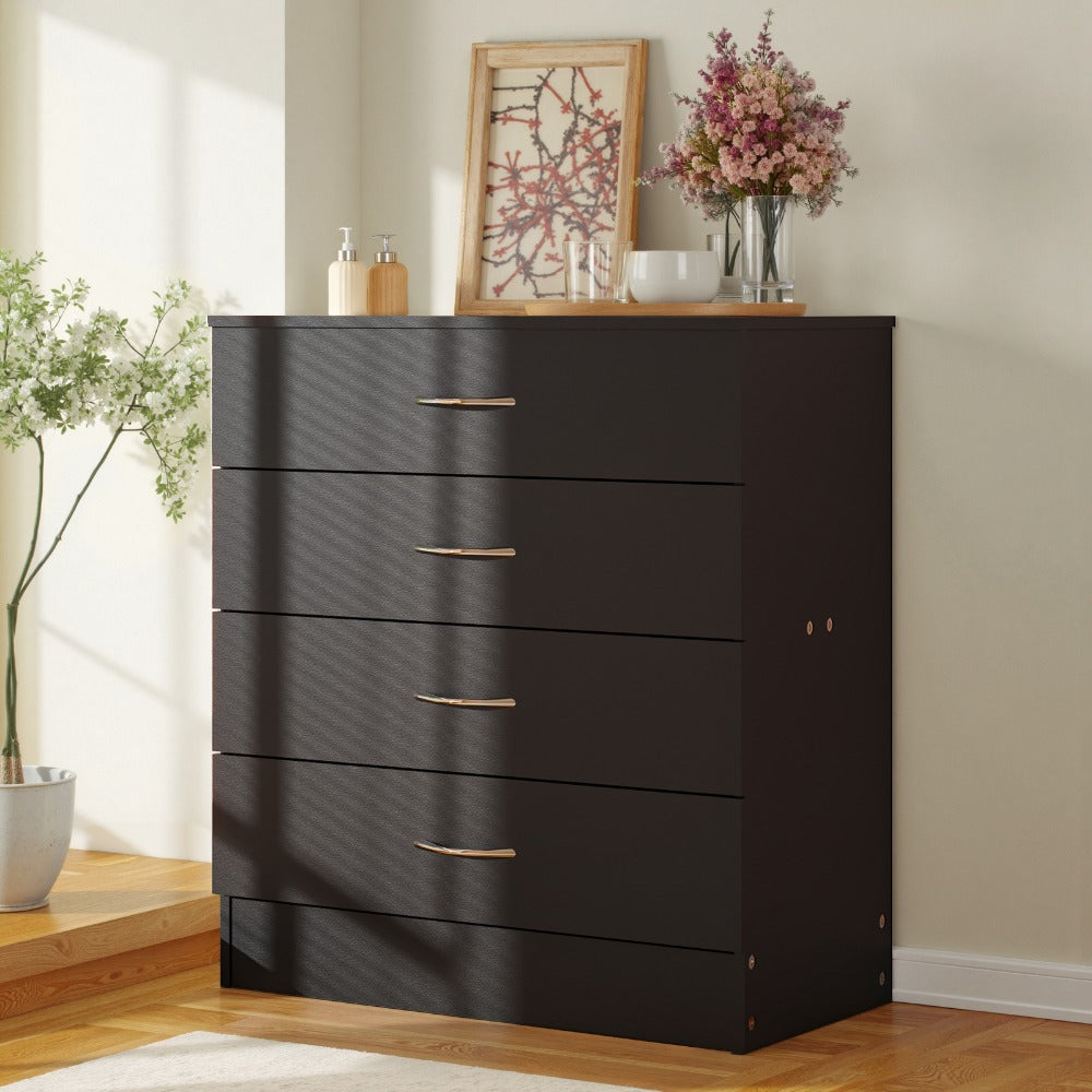 4-Drawer Wood Dresser, Bedroom Drawer Chest for Organized Everyday Storage detail image - detail view 17