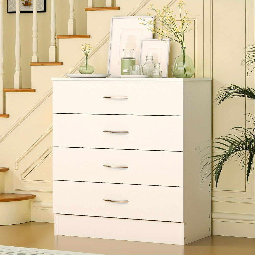4-Drawer Wood Dresser, Bedroom Drawer Chest for Organized Everyday Storage detail image - detail view 18