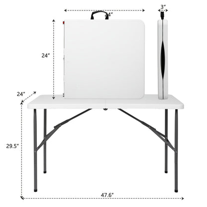 Folding Table shown in the For 4-6 persons option