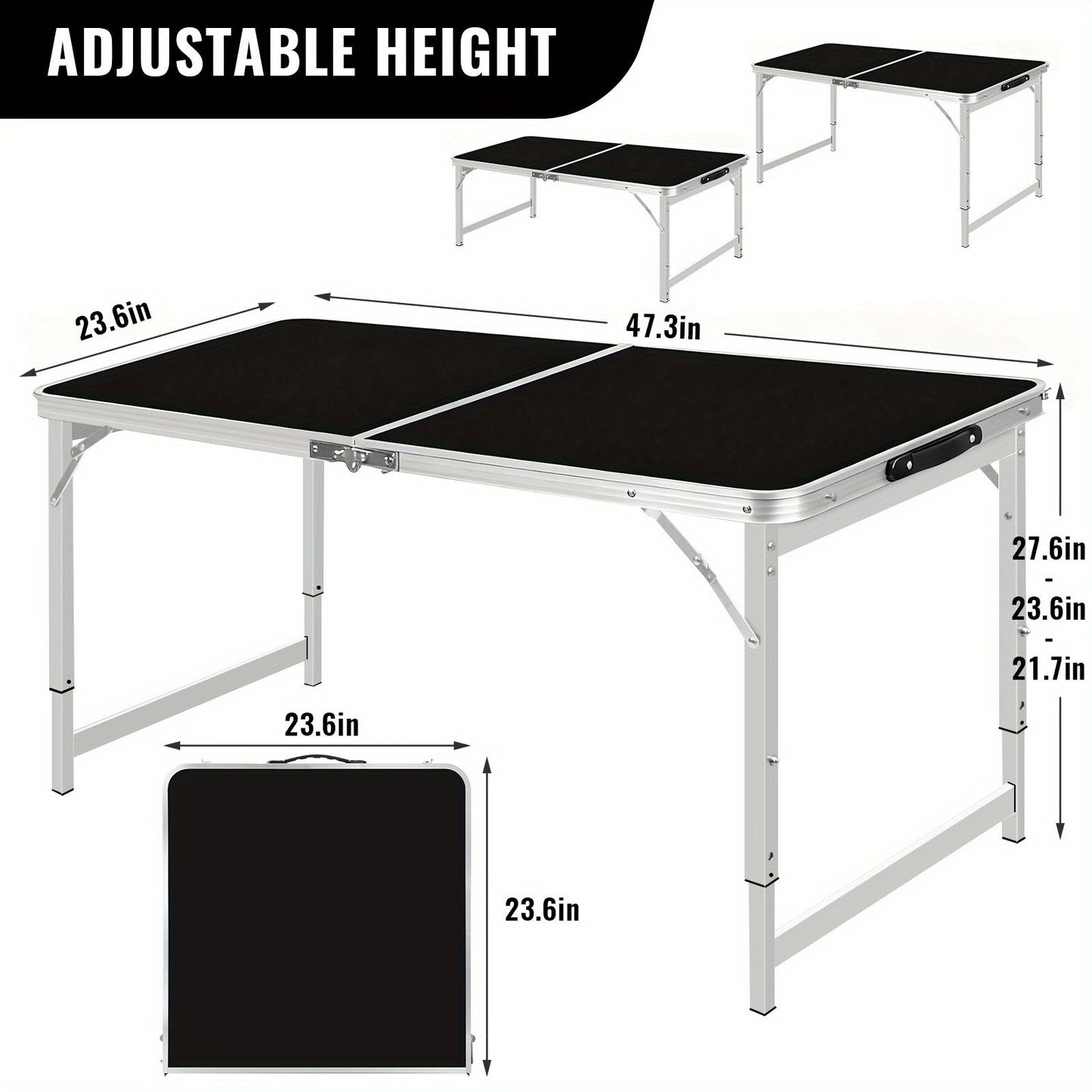 Folding Table shown in the Lightweight style option
