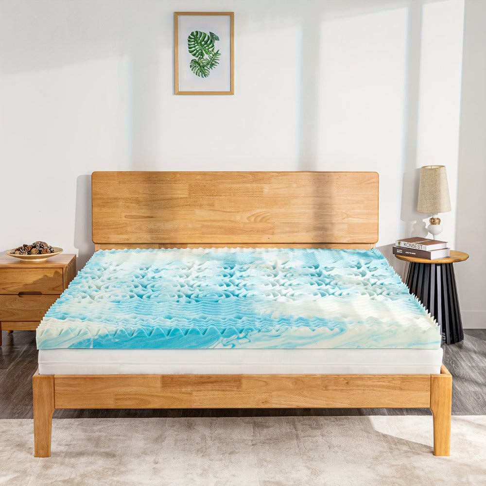 4-Inch Mattress Topper with Memory Foam, Cooling Mattress Topper for Bedroom detail image - detail view 5