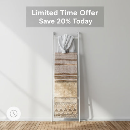 4-Layer Metal Blanket Ladders with Tool-Free Assembly for Living Room detail image - detail view 12