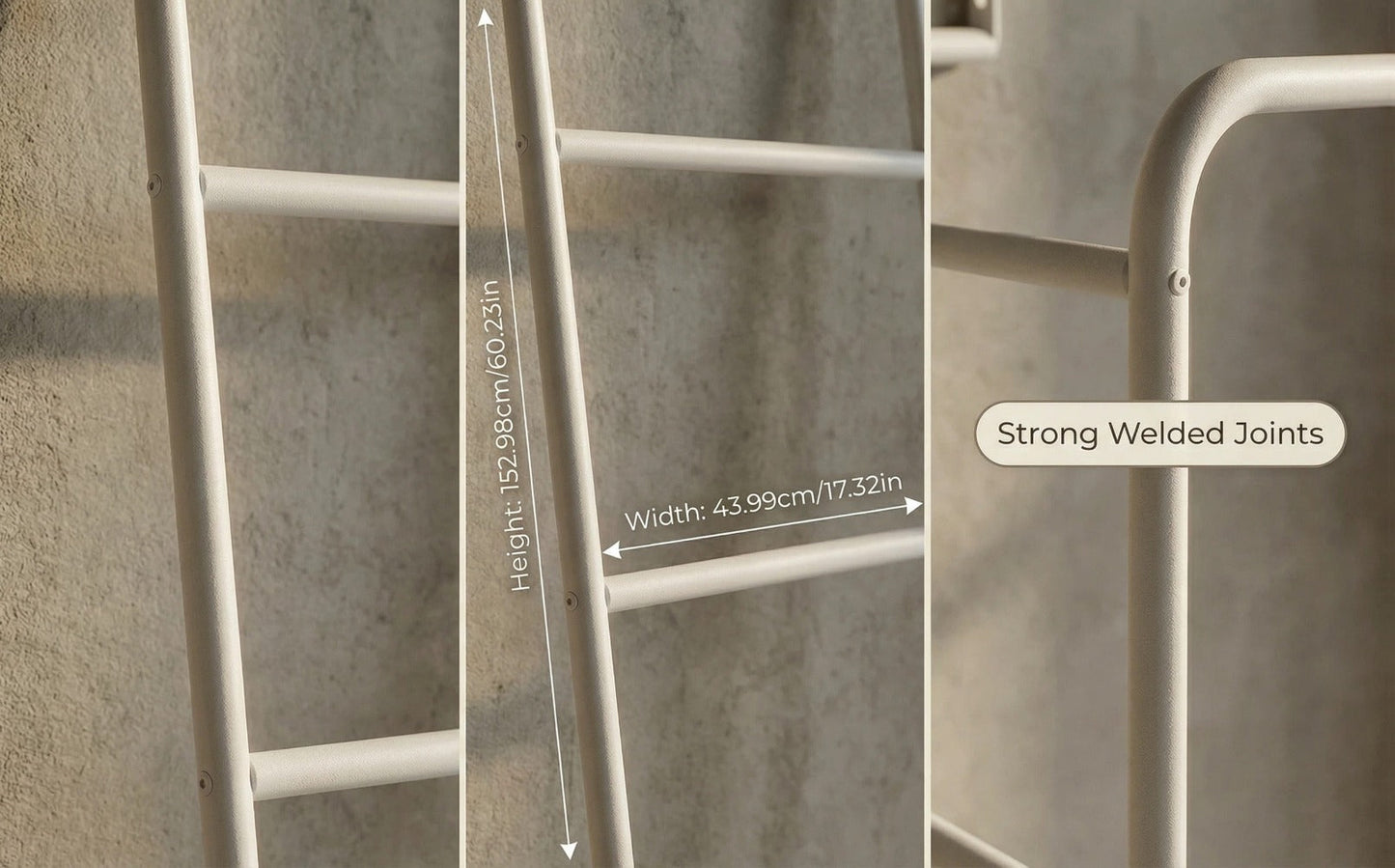 4-Layer Metal Blanket Ladders with Tool-Free Assembly for Living Room detail image - detail view 16