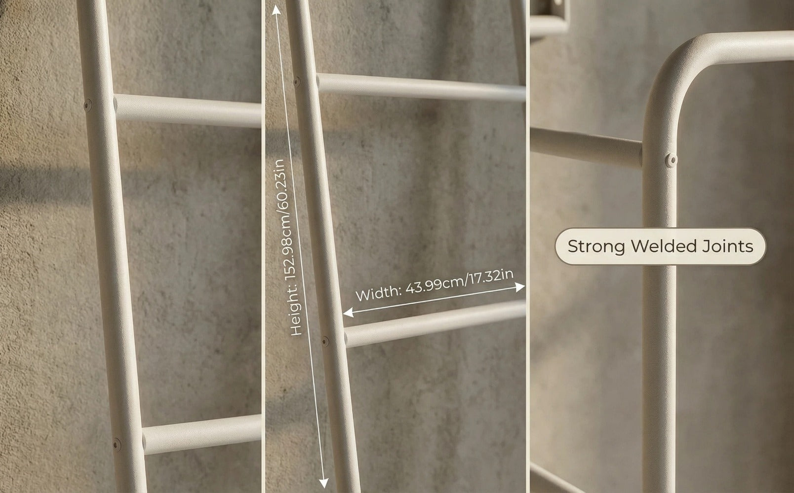 4-Layer Metal Blanket Ladders with Tool-Free Assembly for Living Room detail image - detail view 16