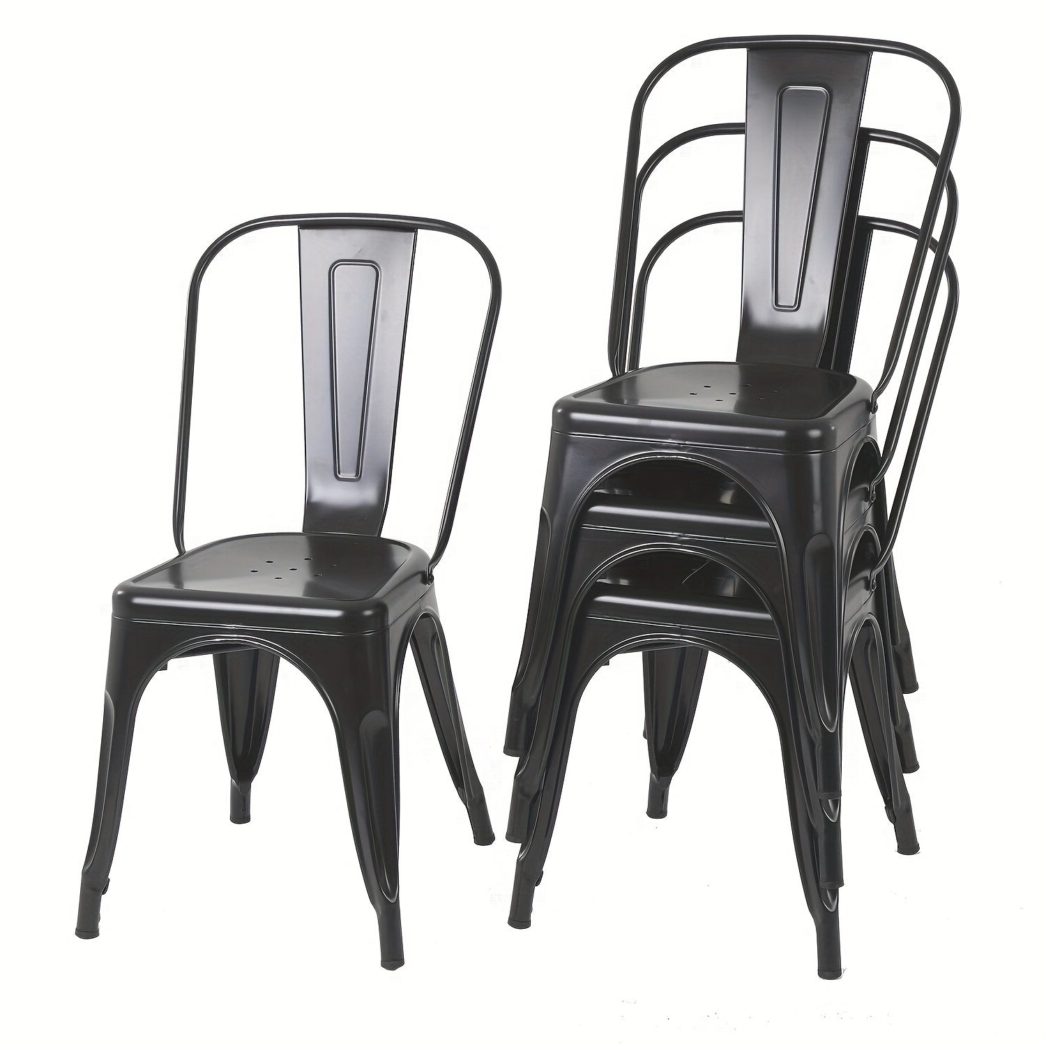 Dining Chair shown in the Black option