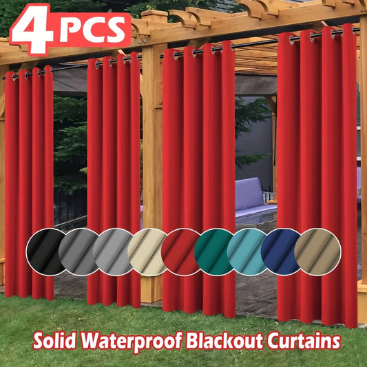 Outdoor Privacy Screen, Sunshade Panels 4 Pack Waterproof UV Protection Windproof Heat shown in the main product view