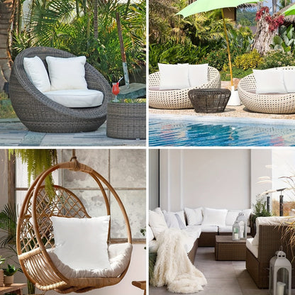 4-Pack Throw Pillows with Waterproof Protection for Living Room detail image - detail view 12