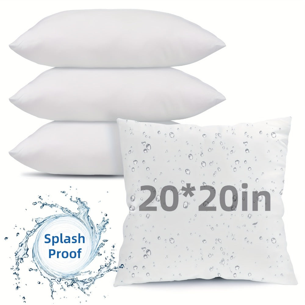 4-Pack Throw Pillows with Waterproof Protection for Living Room detail image - detail view 7