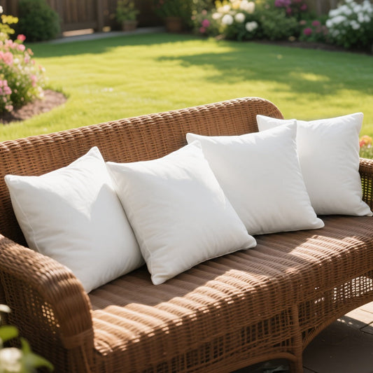 Throw Pillows, Throw Pillow Inserts 4 Pack 18x18 20x20 12x20 Inch Square Lumbar Decorative shown in the main product view