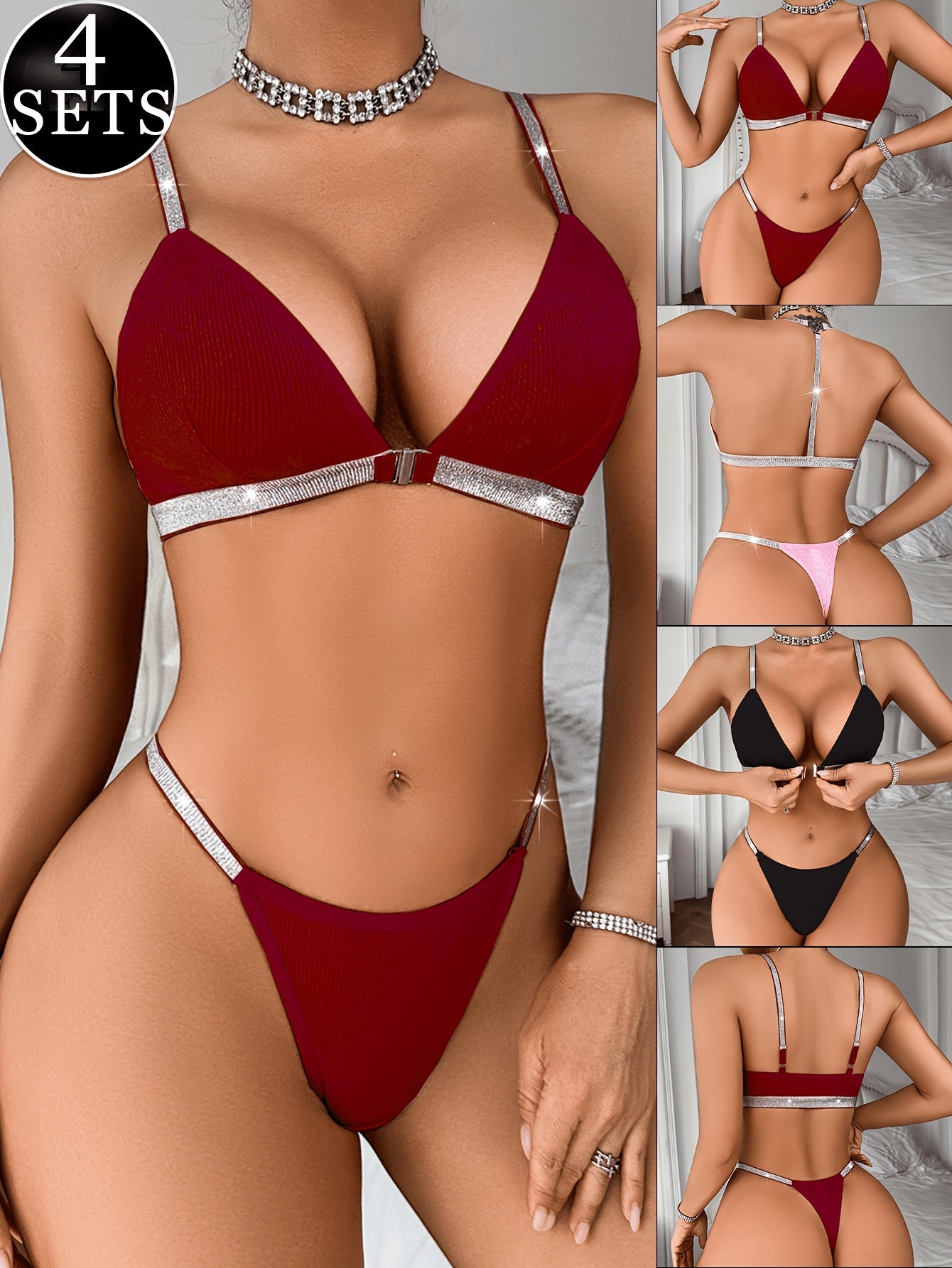 4-Pack Women's High-Waist Shapewear Briefs - Firm Tummy-Control Smoothing