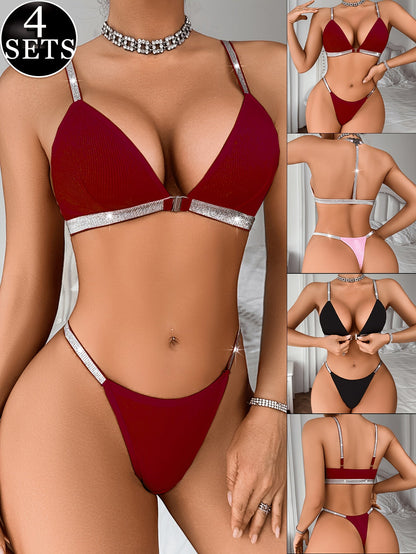 4-Pack Women's High-Waist Shapewear Briefs - Firm Tummy-Control Smoothing