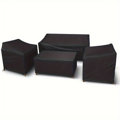 4-Piece Heavy-Duty Patio Furniture Cover with Two Chairs Included detail image - detail view 3