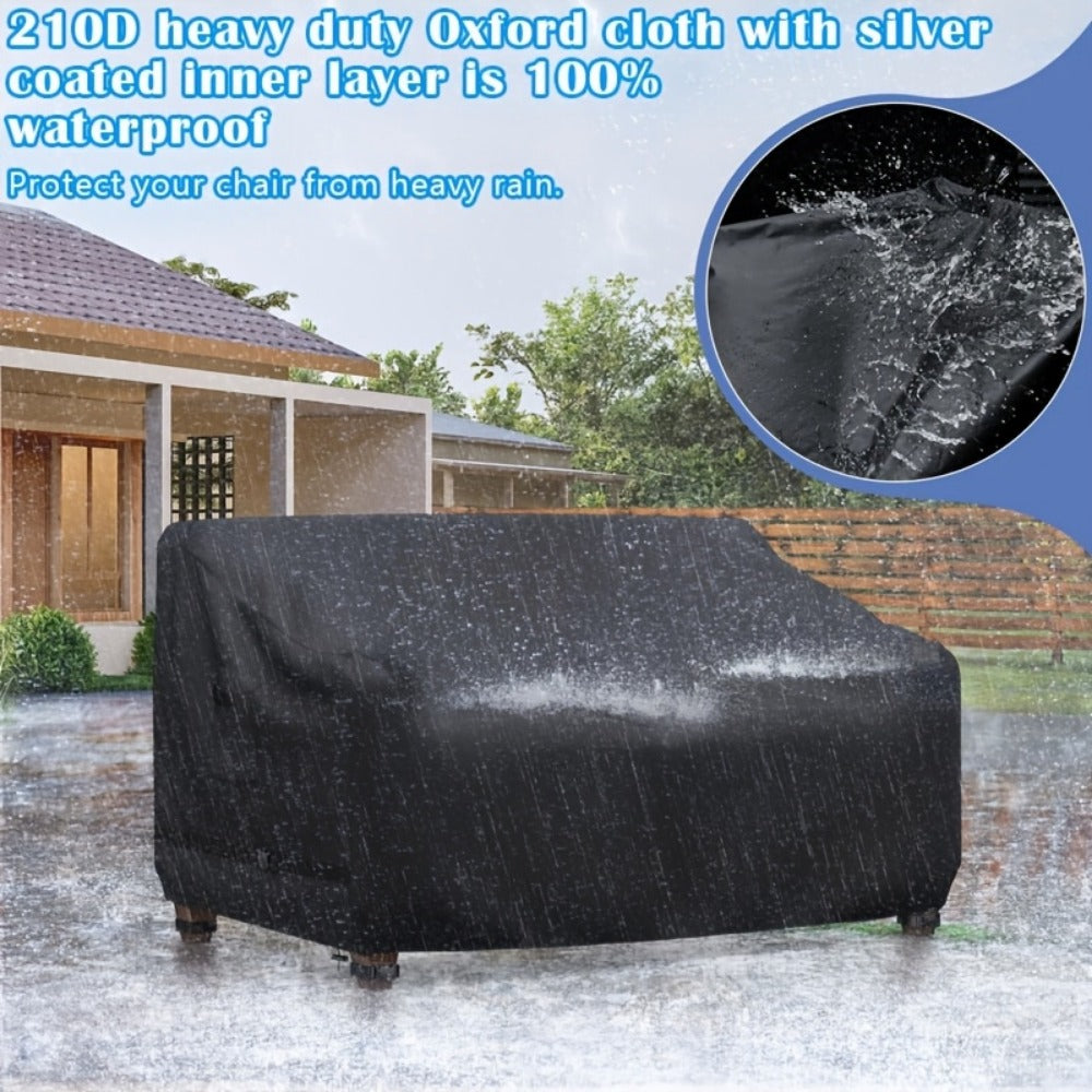 4-Piece Heavy-Duty Patio Furniture Cover with Two Chairs Included detail image - detail view 4