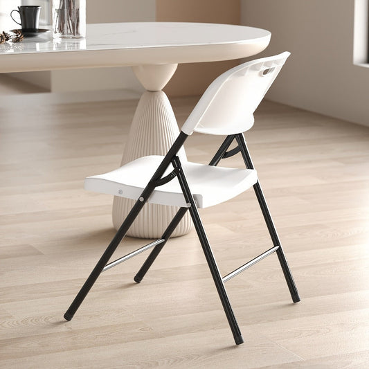 Folding Chair, Folding Chairs Set of 4 8 or 10 Pack Heavy Duty Reinforced Steel Frame 650 shown in the main product view