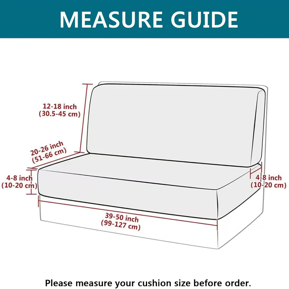 4-Piece Set Rv Cushion Covers with Tool-Free Assembly and Multiple Color Options detail image - detail view 4