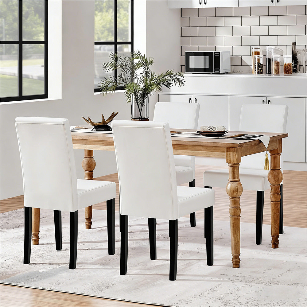4-Piece Set Upholstered Dining Chair for Kitchen and Home Office detail image - detail view 18