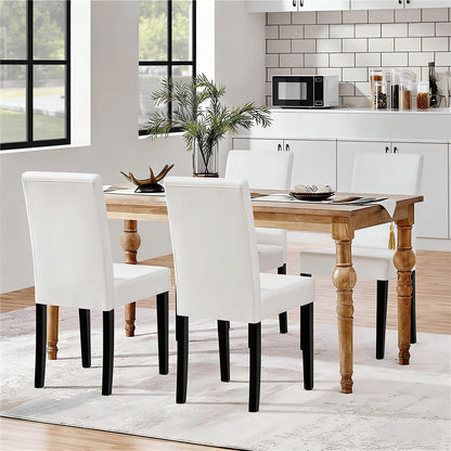 4-Piece Set Upholstered Dining Chair for Kitchen and Home Office detail image - detail view 18