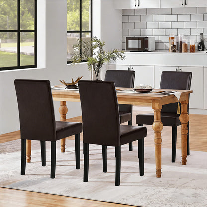 4-Piece Set Upholstered Dining Chair for Kitchen and Home Office detail image - detail view 21