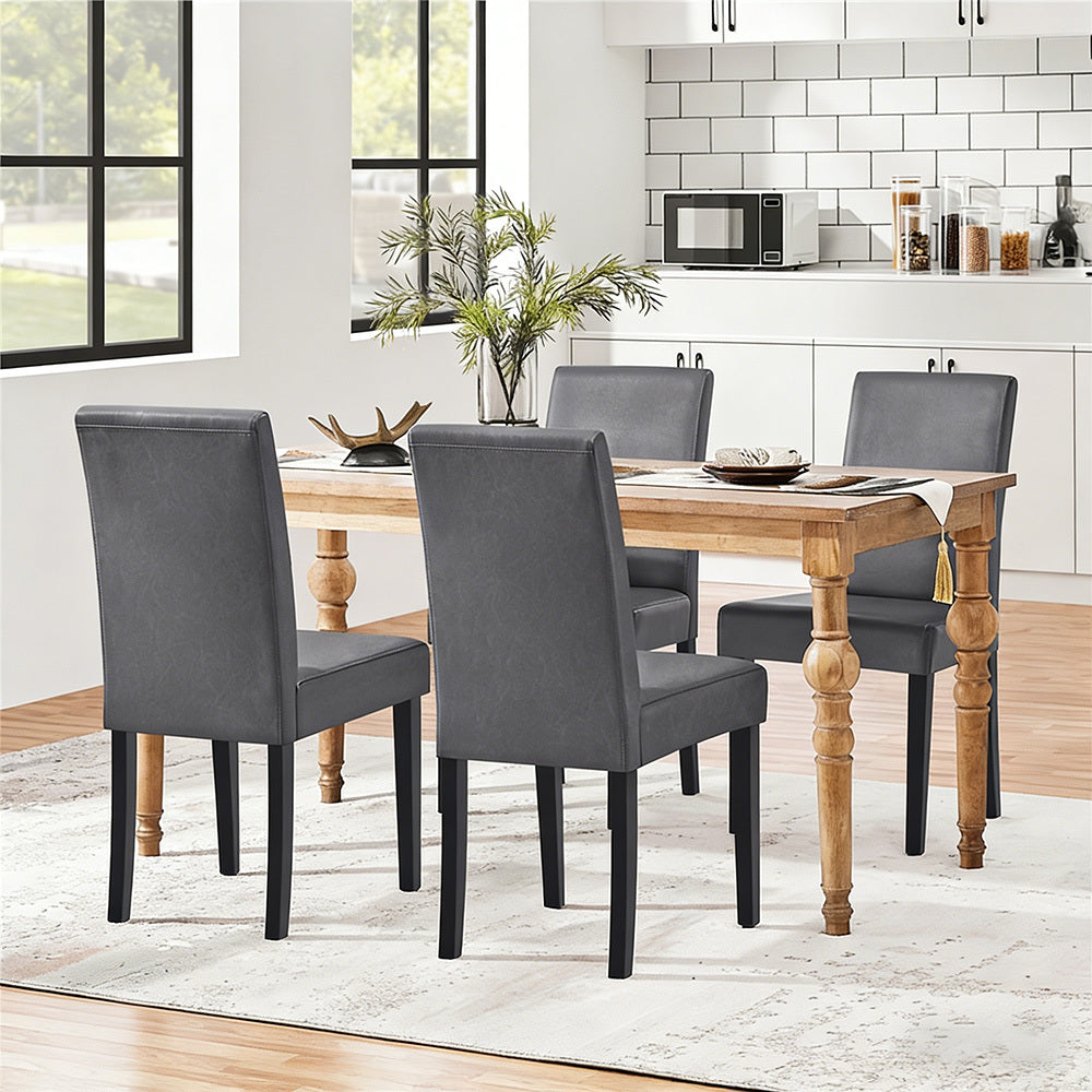 4-Piece Set Upholstered Dining Chair for Kitchen and Home Office detail image - detail view 24