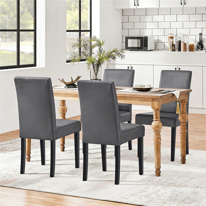 4-Piece Set Upholstered Dining Chair for Kitchen and Home Office detail image - detail view 24