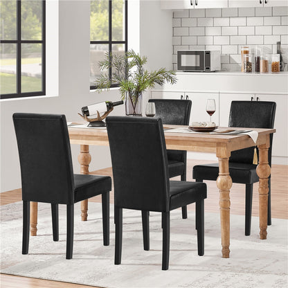 4-Piece Set Upholstered Dining Chair for Kitchen and Home Office detail image - detail view 27
