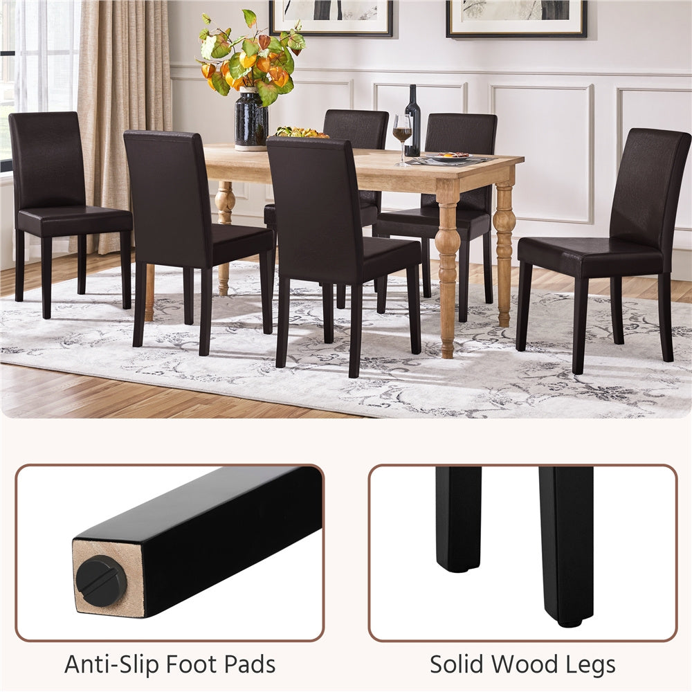 4-Piece Set Upholstered Dining Chair for Kitchen and Home Office detail image - detail view 30