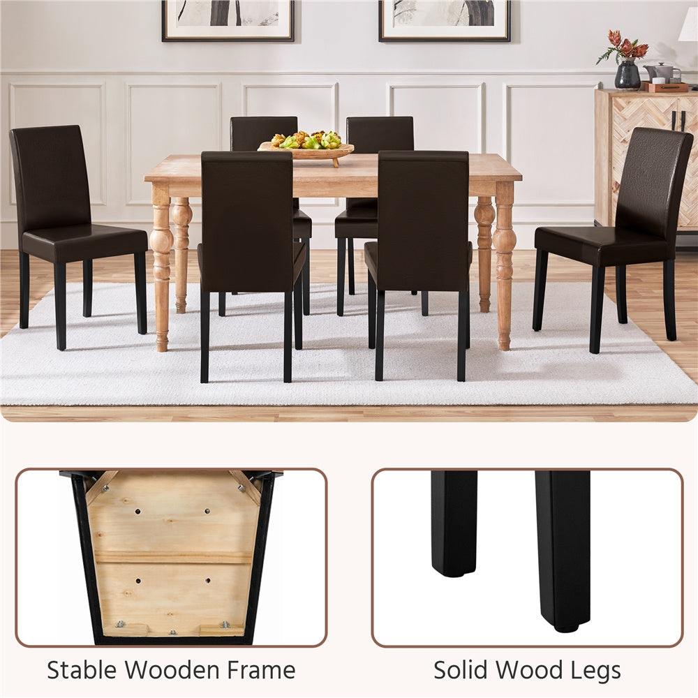 4-Piece Set Upholstered Dining Chair for Kitchen and Home Office detail image - detail view 31