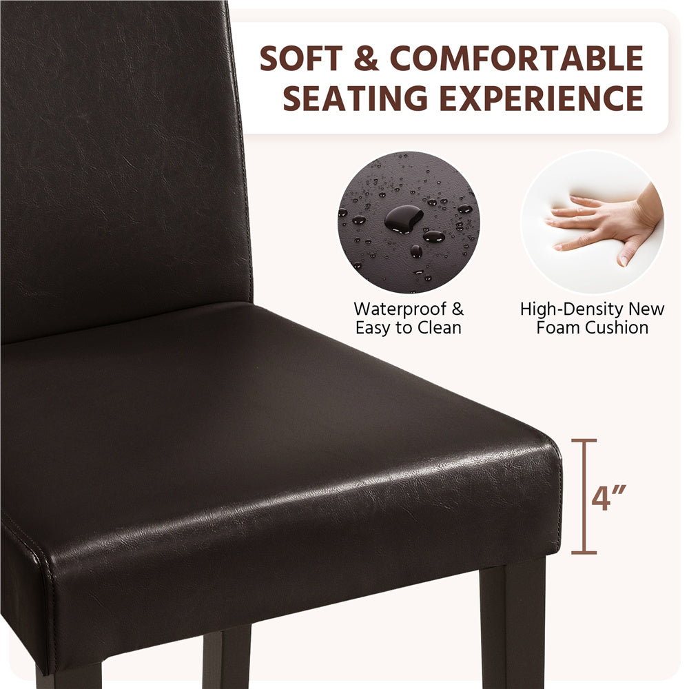 4-Piece Set Upholstered Dining Chair for Kitchen and Home Office detail image - detail view 32